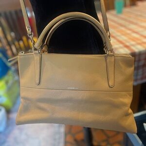 Coach Tan Leather Borough Handbag